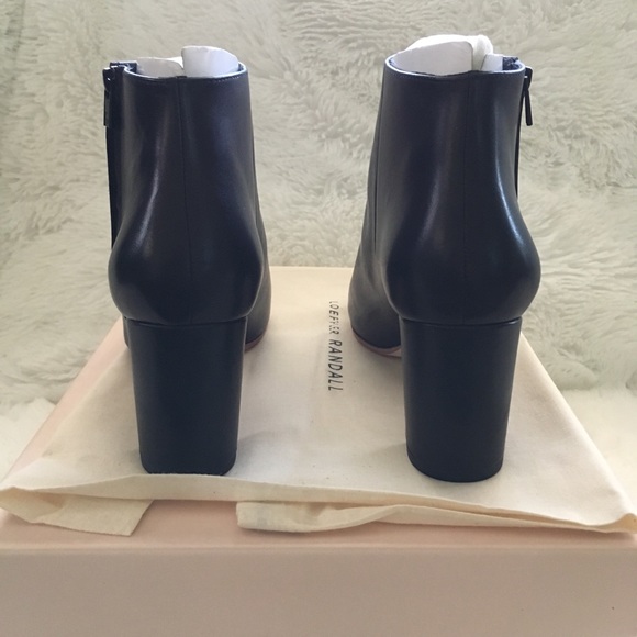 NIB Loeffler Randall leather ankle boots - Picture 6 of 8